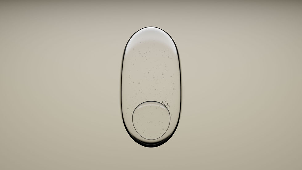 Closeup of human egg